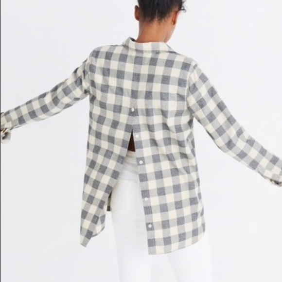 Madewell Tops - Madewell Classic Ex-boyfriend Plaid Buffalo Shirt